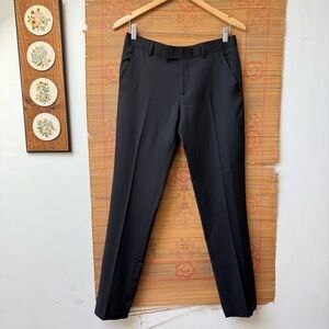 Ben Sherman Tailored Wool Black Dress Pants